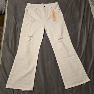 Risen High Rise Tummy Jeans*White* size 15/32*Brand New*******